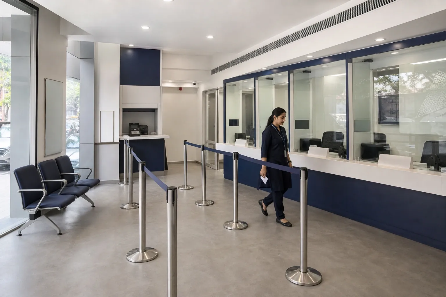 BFSI: Banks, Insurance & NBFCs: Office & Commercial Interior Fit-Outs, Impulse Branding Solutions