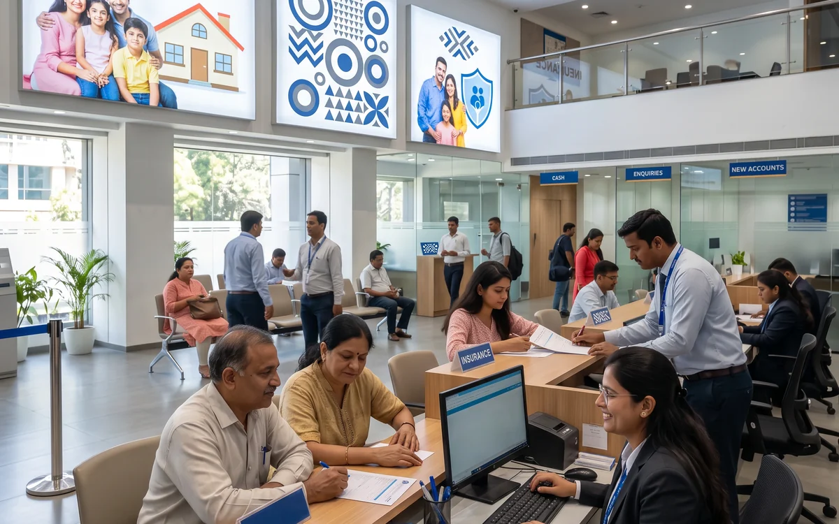 BFSI: Branch-exterior & counter glass: One-Way Vision Stickers, Impulse Branding Solutions