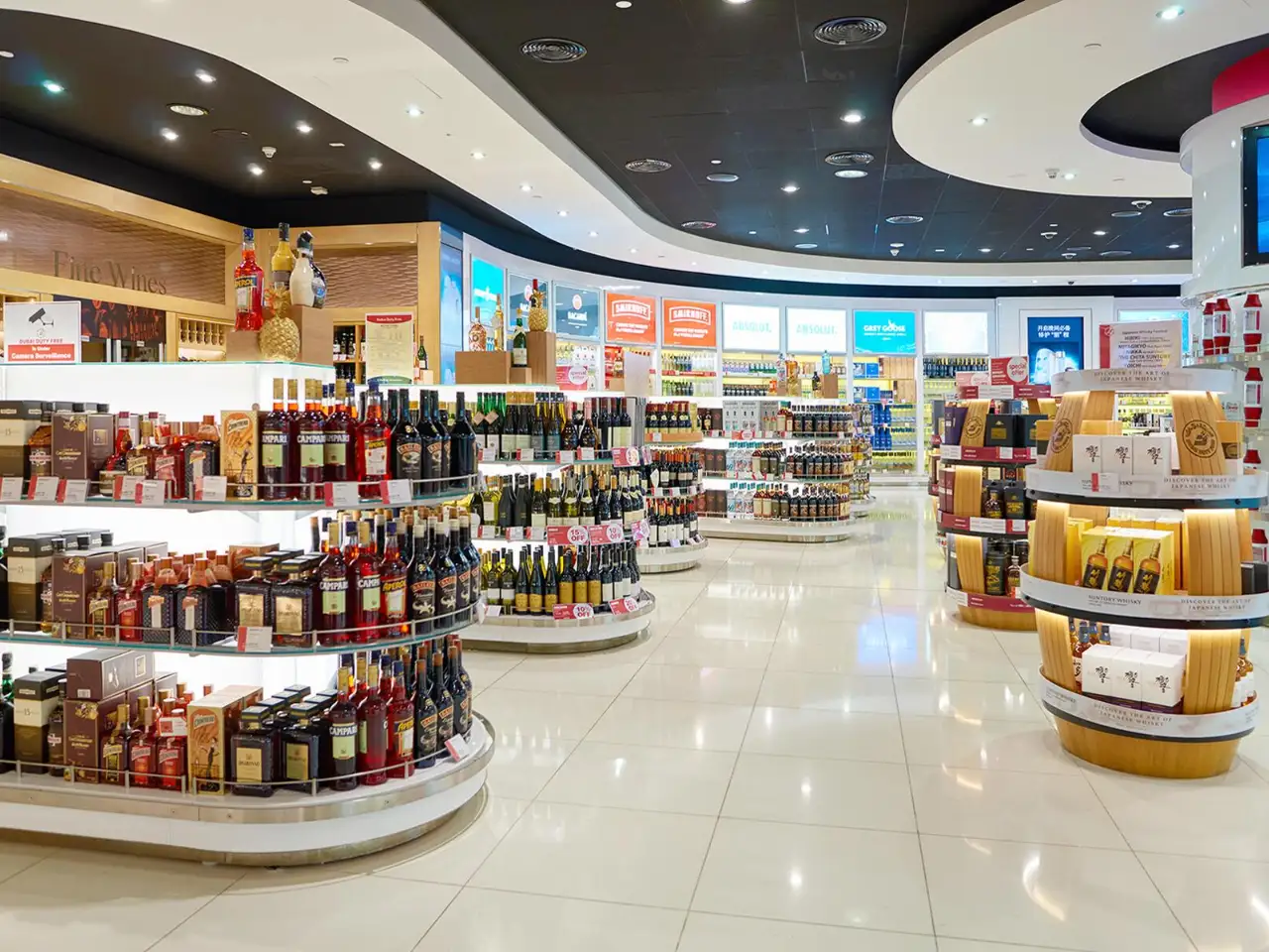 lucknow airport arrival duty free fitout