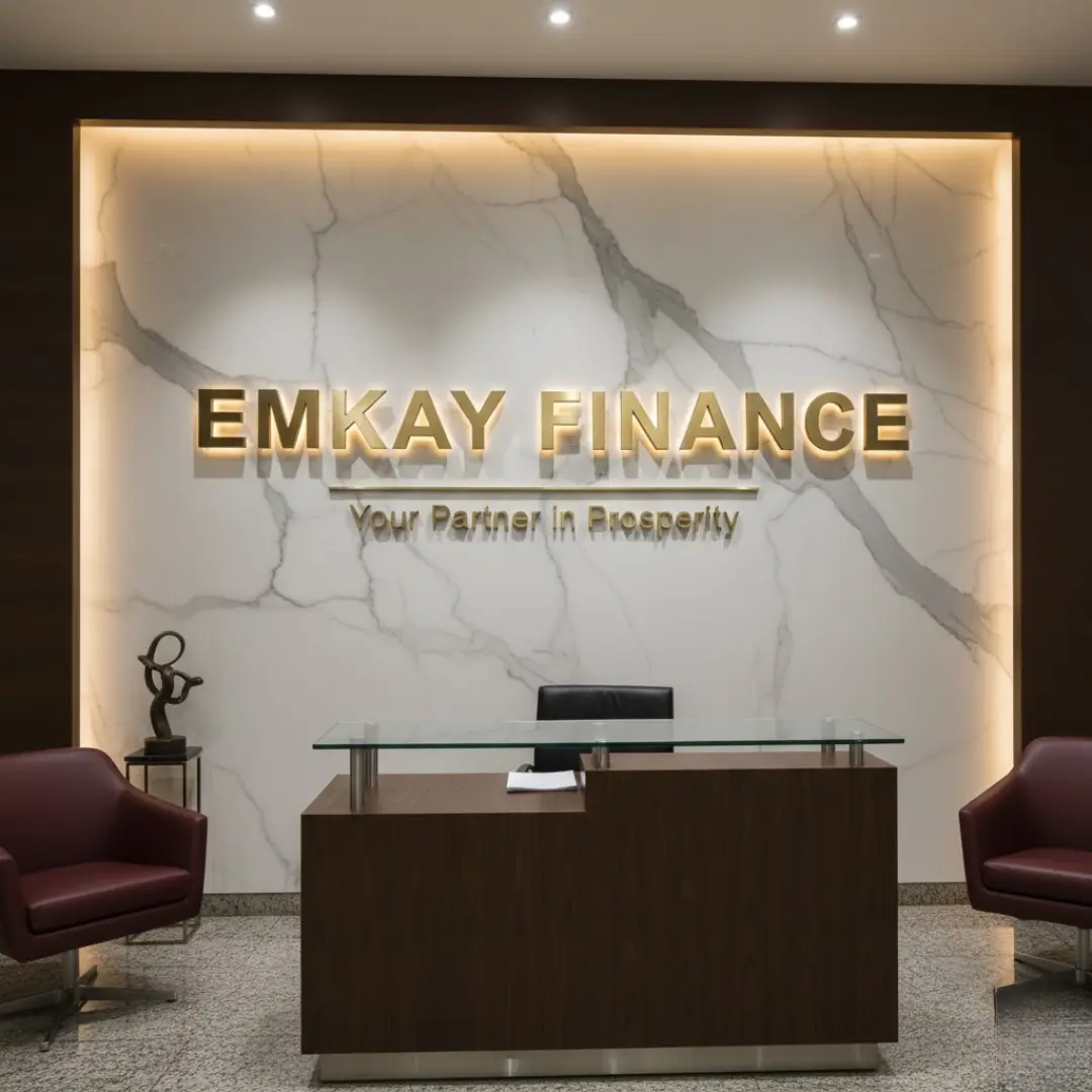 corporate office and factory signage