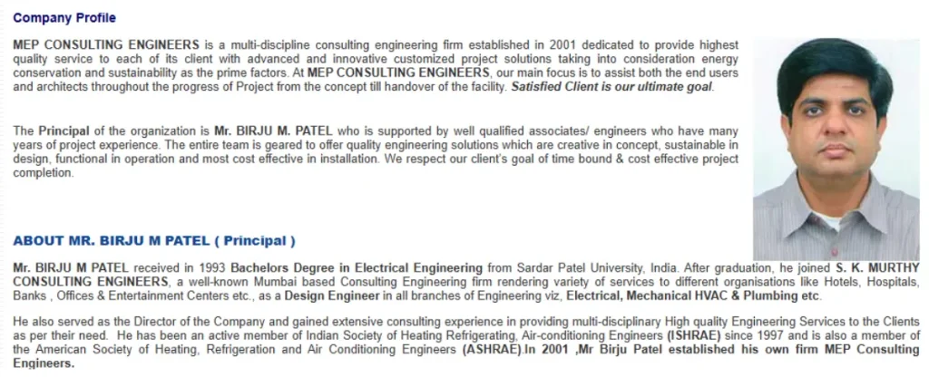 MEP Consulting Engineers